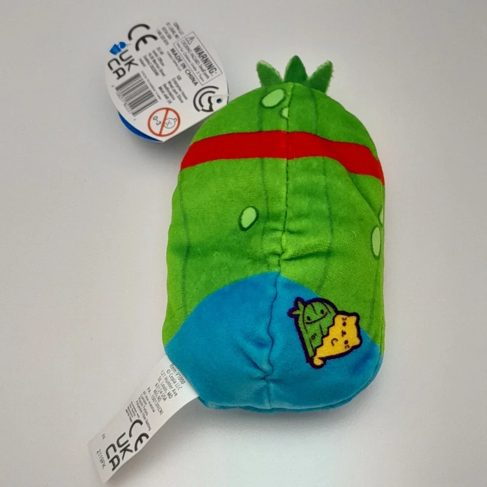 Cats vs Pickles Gulp Deep Sea Cuke 254 Scuba Pickle Plush Gold Wave Bean Bag Toy